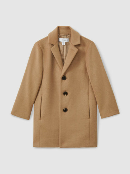 3-9 yrs Single Breasted Overcoat Camel | Children & Baby