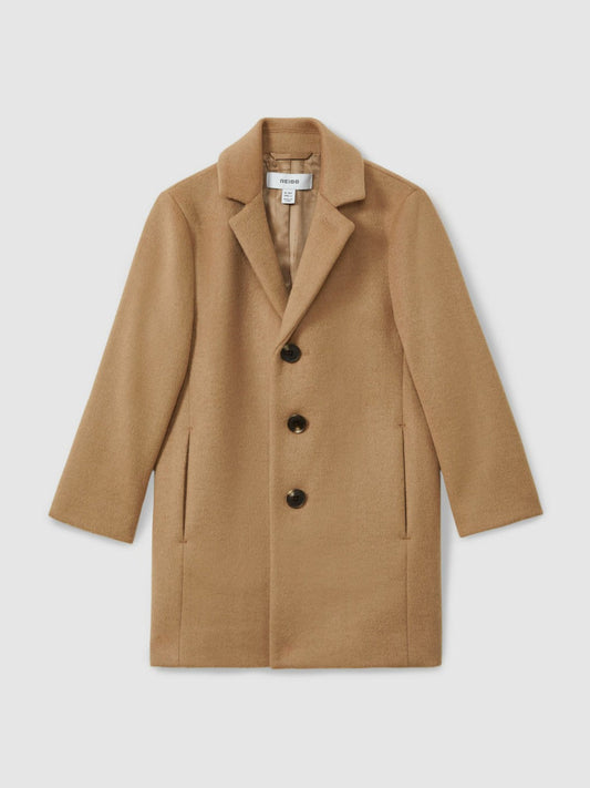 3-9 yrs Single Breasted Overcoat Camel | Children & Baby