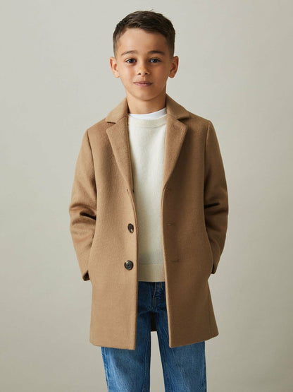 3-9 yrs Single Breasted Overcoat Camel | Children & Baby