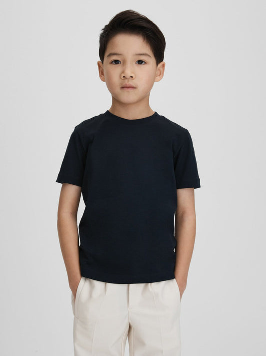 9-13 yrs Crew Neck T-Shirt Navy | Children & Baby