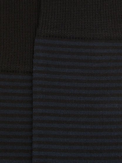 Striped Socks Black/Navy | Men