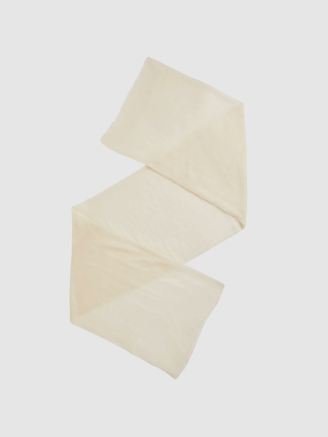 Wool-Cashmere Lightweight Scarf Off White | Women