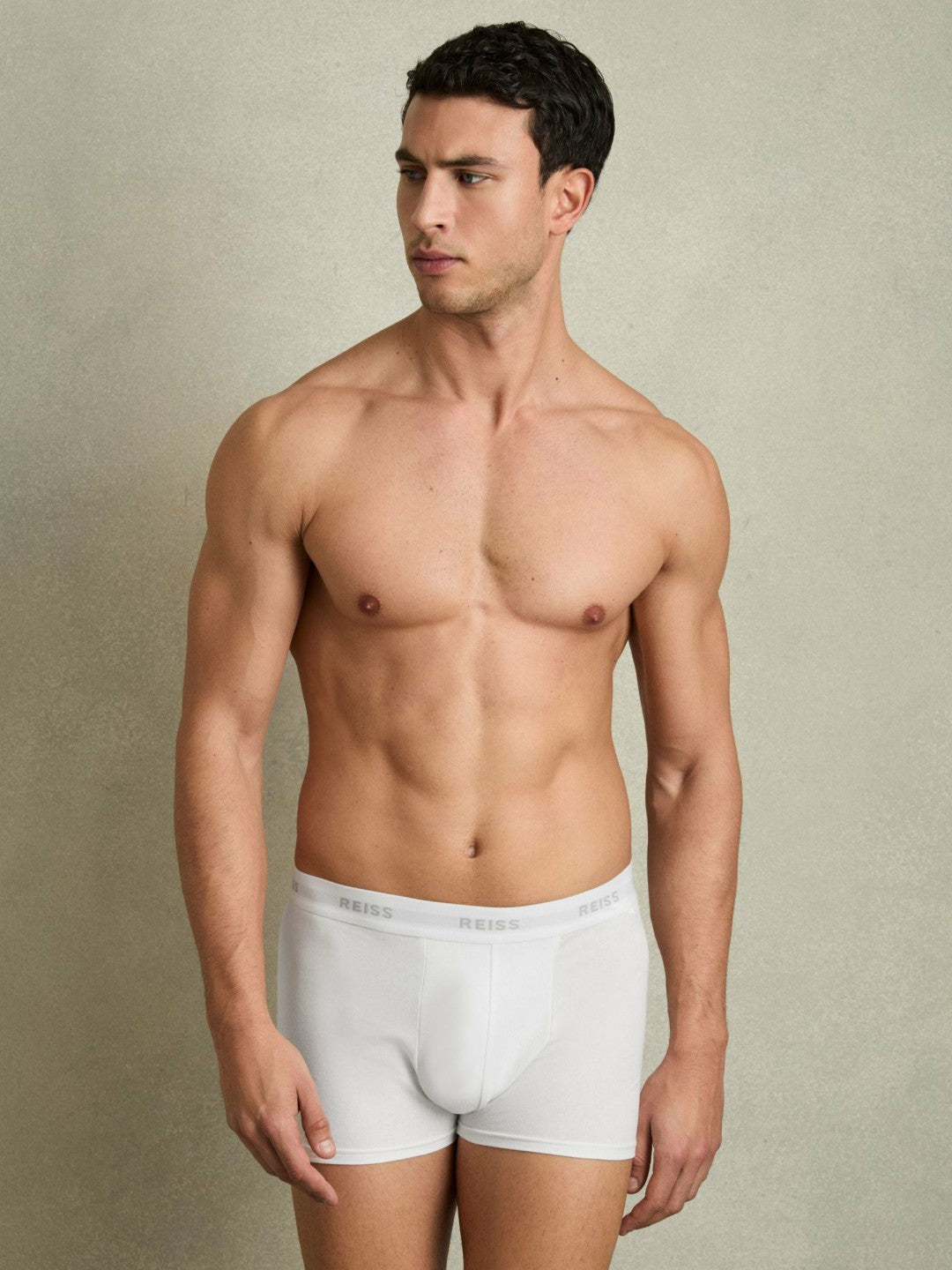 Three Pack Cotton Boxers White | Men