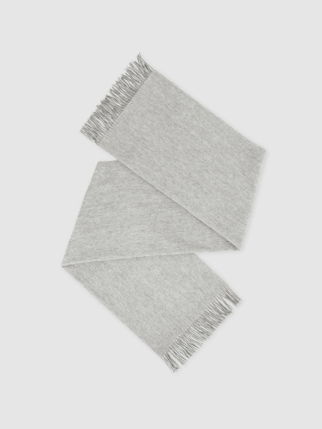 Wool-Cashmere Scarf Soft Grey | Women