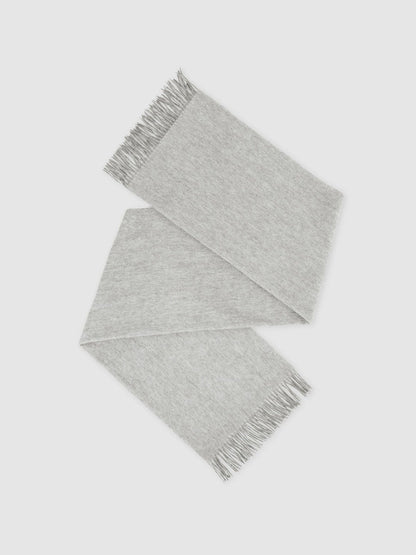 Wool-Cashmere Scarf Soft Grey | Women