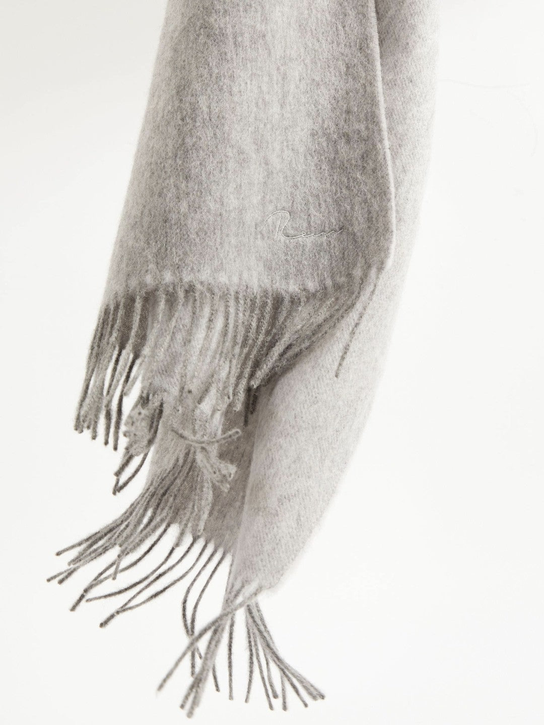 Wool-Cashmere Scarf Soft Grey | Women