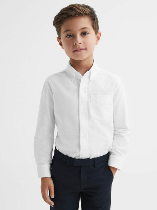 13-14 yrs Button Down Oxford Shirt White | Children & Baby