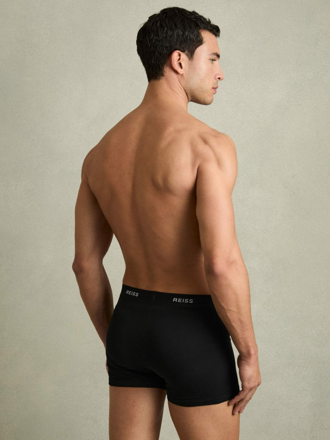 Three Pack Cotton Boxers Black | Men