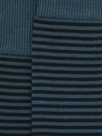 Striped Socks Airforce Blue/ Navy | Men
