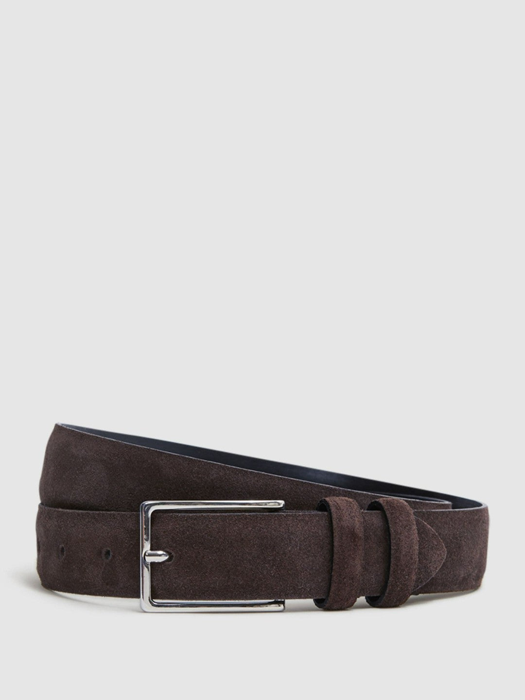 Suede Belt Chocolate | Men