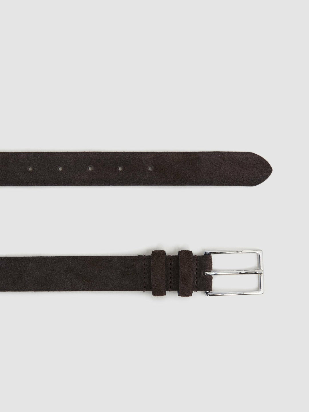 Suede Belt Chocolate | Men