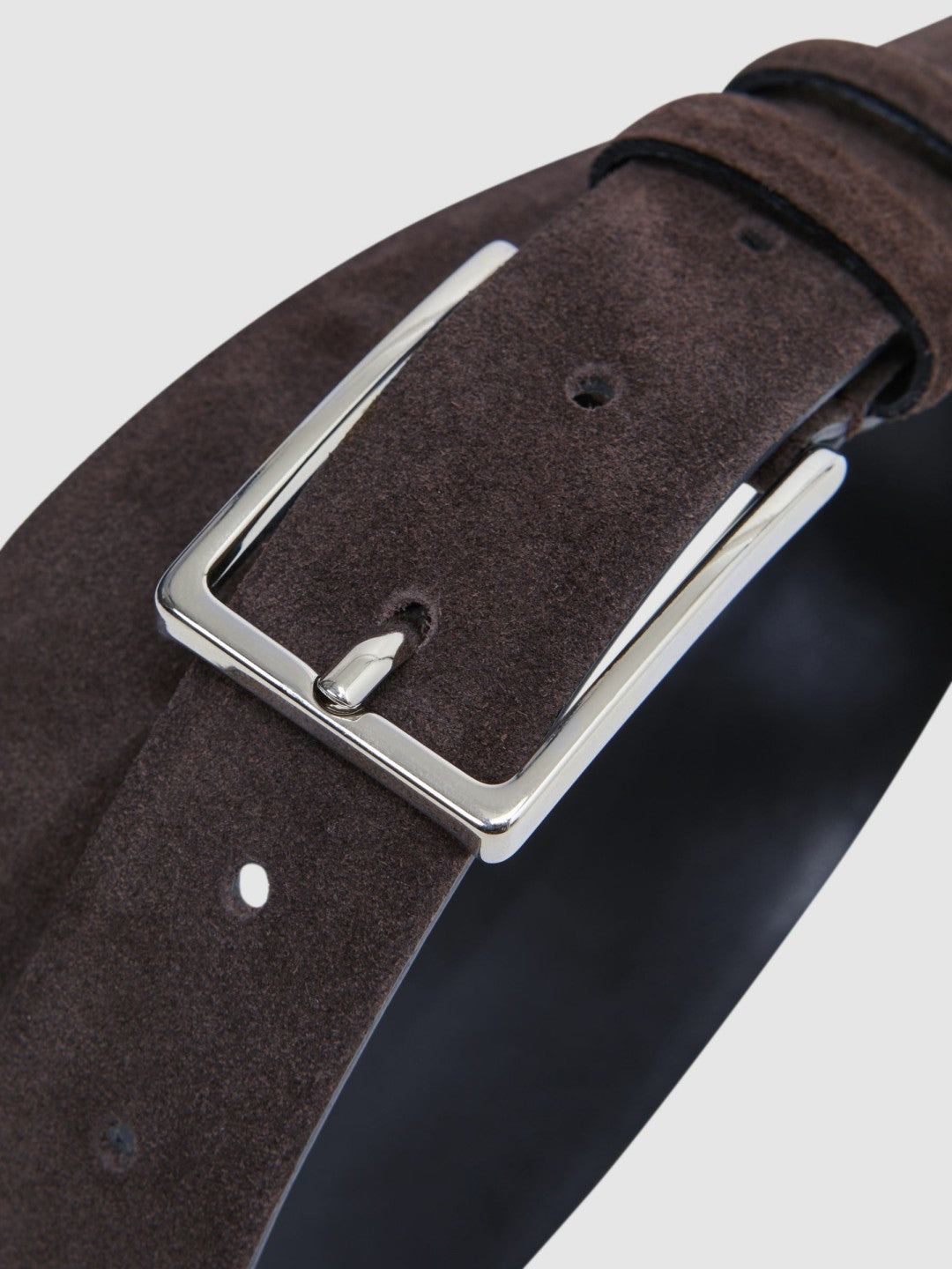 Suede Belt Chocolate | Men