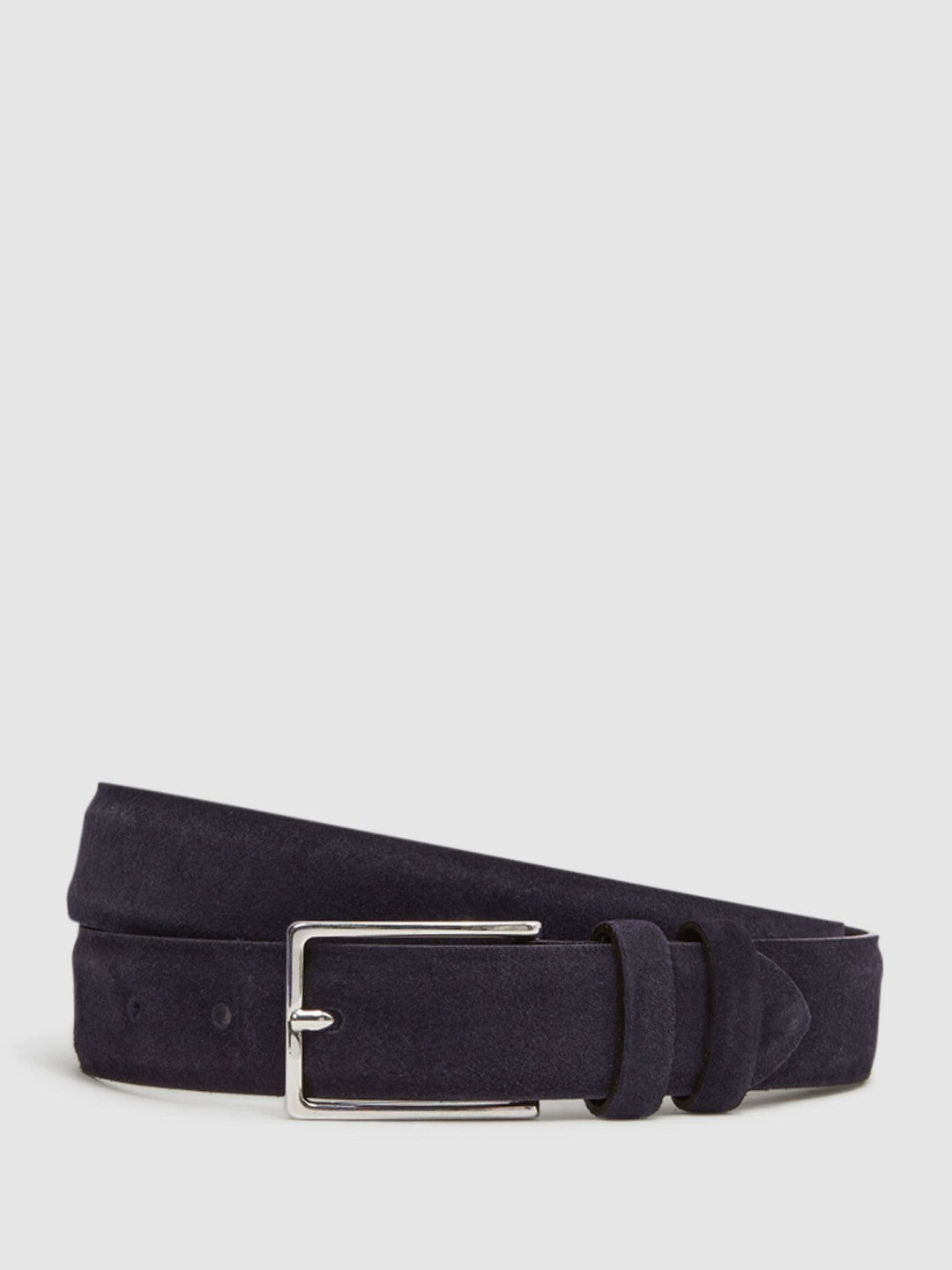 Suede Belt Navy | Men