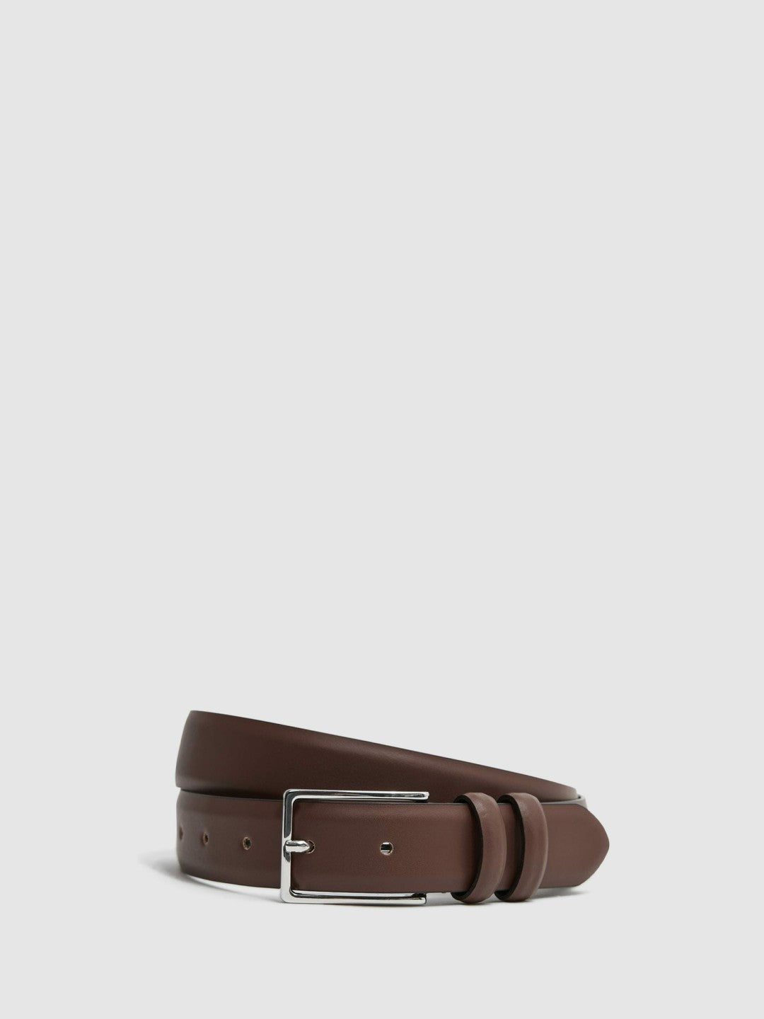 Smooth Leather Belt Tan | Men