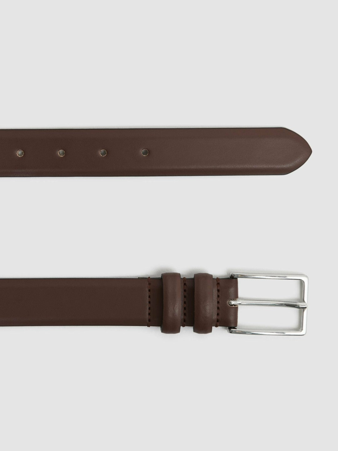 Smooth Leather Belt Tan | Men