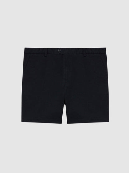 Short Length Casual Chino Shorts Navy | Men