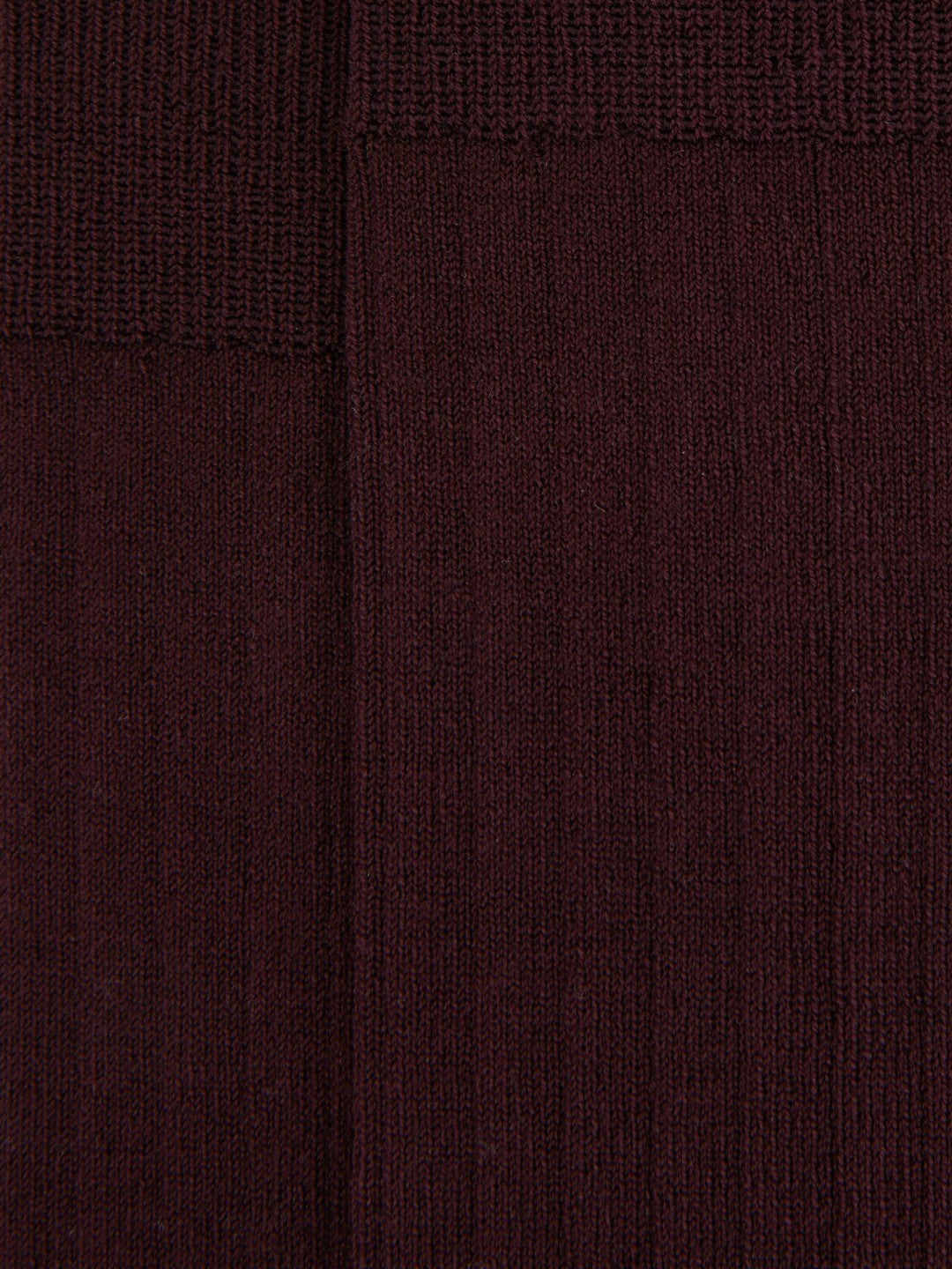 Ribbed Socks Bordeaux | Men