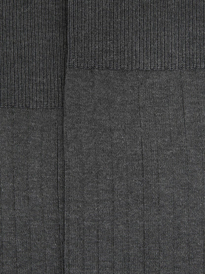 Ribbed Socks Charcoal | Men
