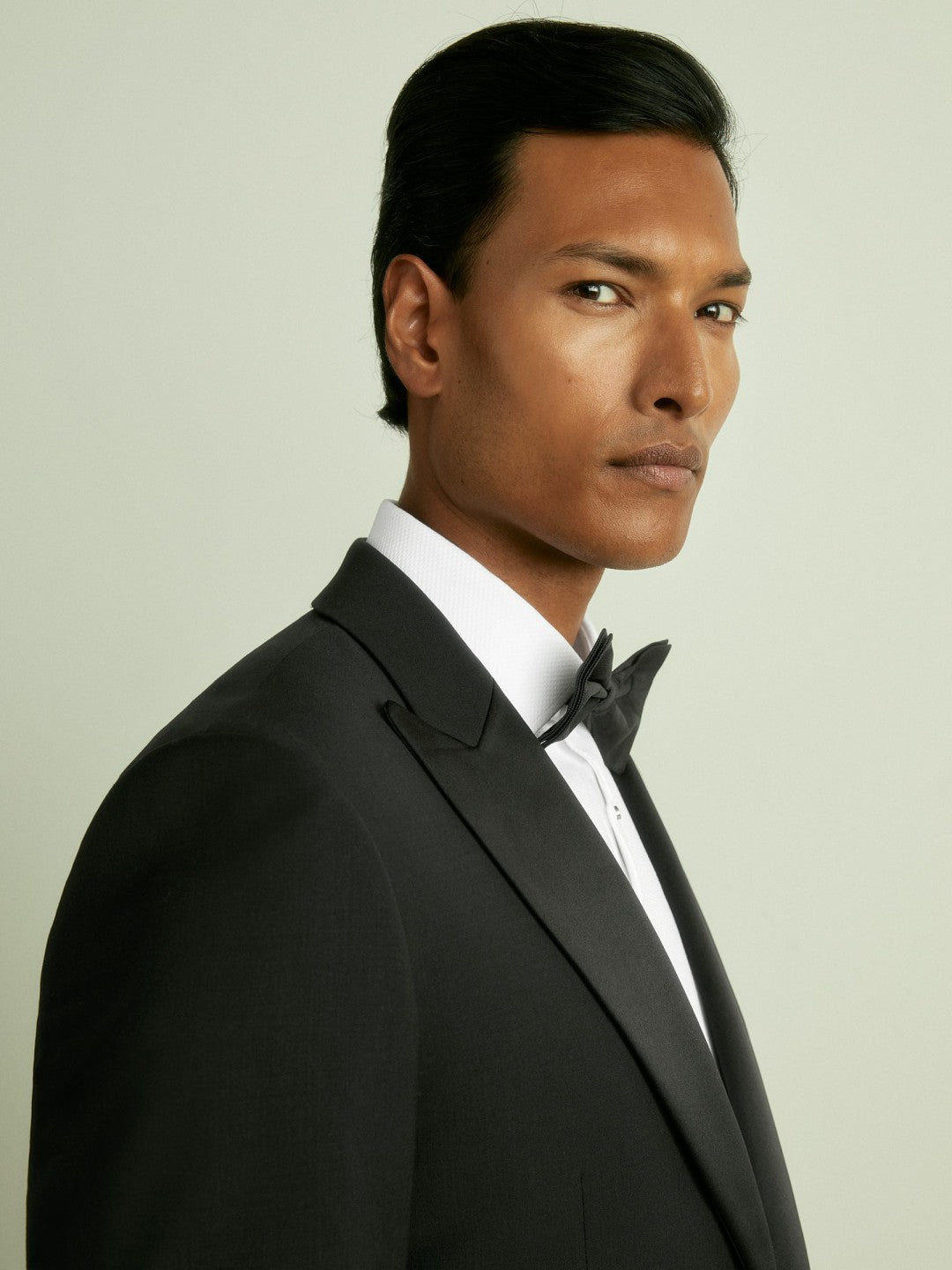 Regular Fit Single Breasted Tuxedo Jacket Black | Men