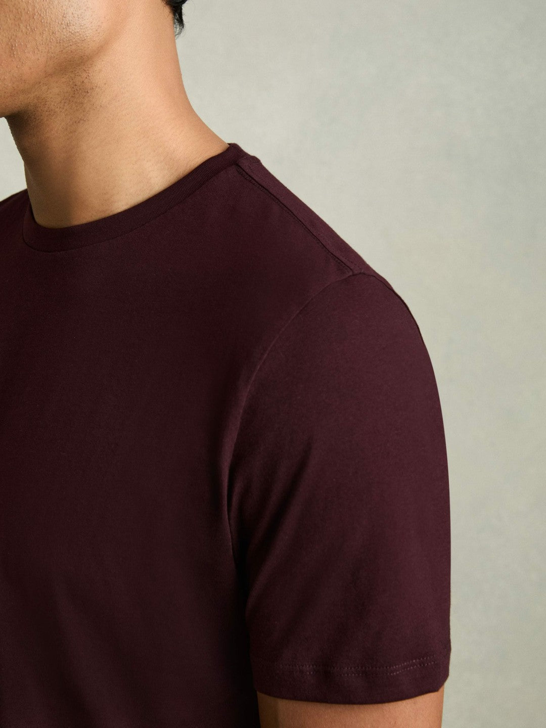 Cotton Crew Neck T-Shirt  | Men