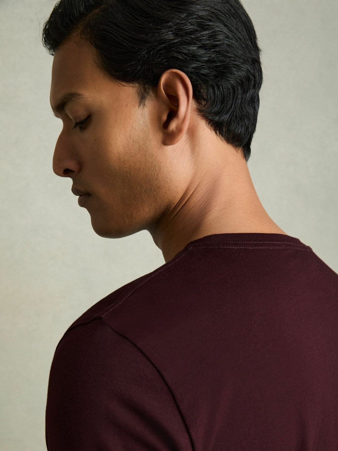 Cotton Crew Neck T-Shirt  | Men