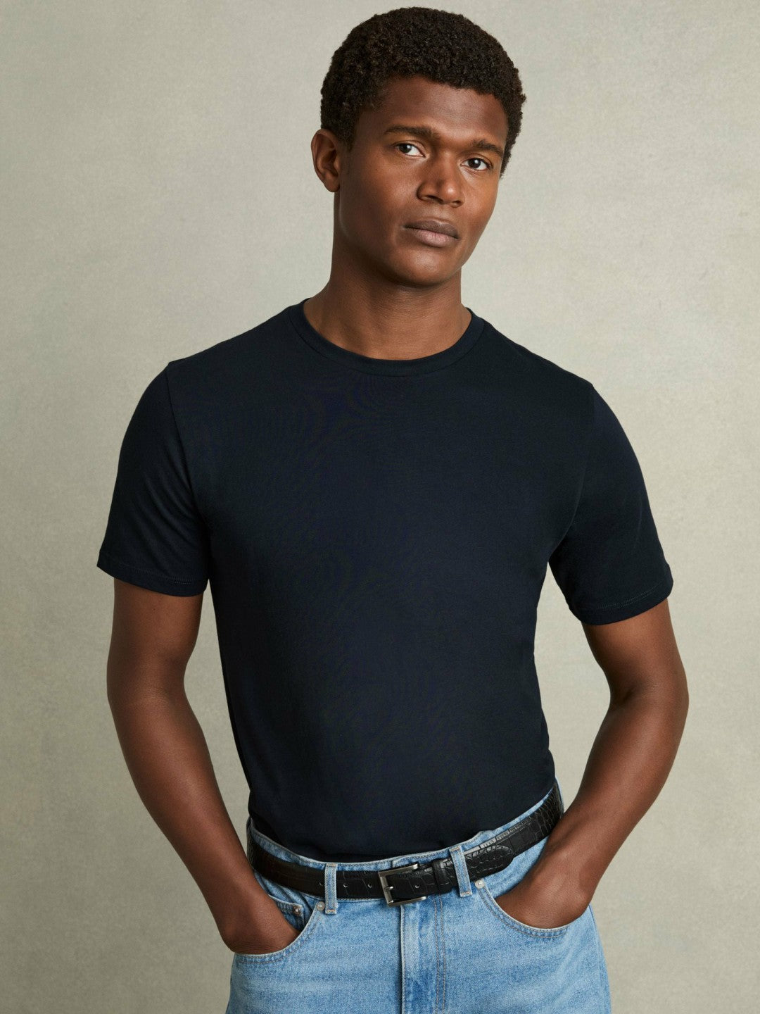 Cotton Crew Neck T-Shirt  | Men