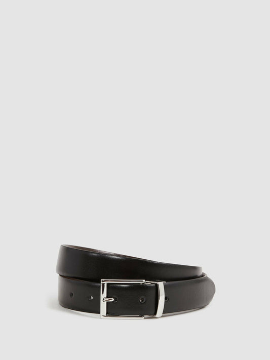 Reversible Leather Belt Black/Dark Brown | Men