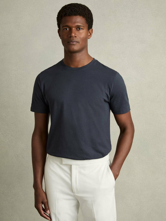 Cotton Crew Neck T-Shirt  | Men