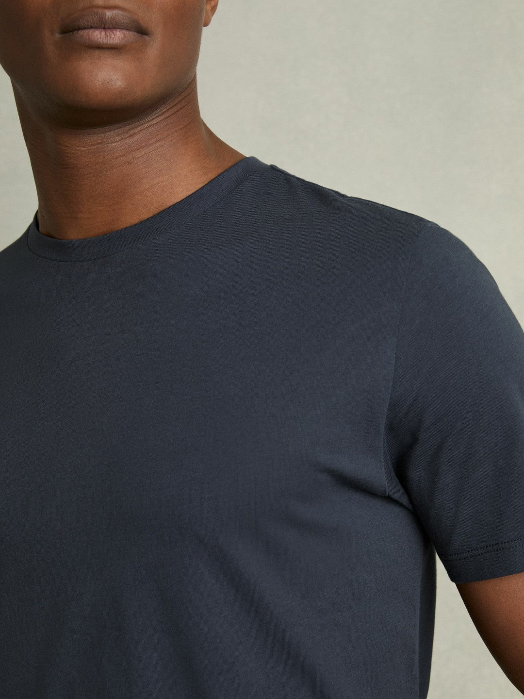 Cotton Crew Neck T-Shirt  | Men