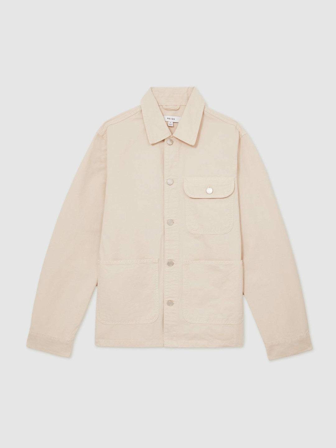 Cotton Worker Jacket Stone | Men