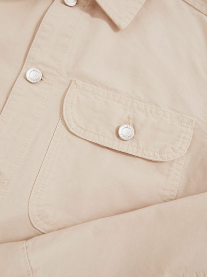 Cotton Worker Jacket Stone | Men