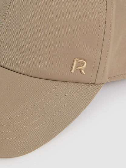Logo-Embroidered Baseball Cap Taupe | Women