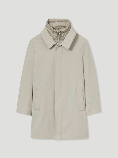 13-14 yrs Gabardine Coat with Removable Gilet Stone | Children & Baby