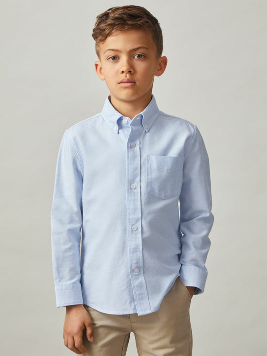 3-9 yrs Button Down Oxford Shirt Soft Blue | Children & Baby