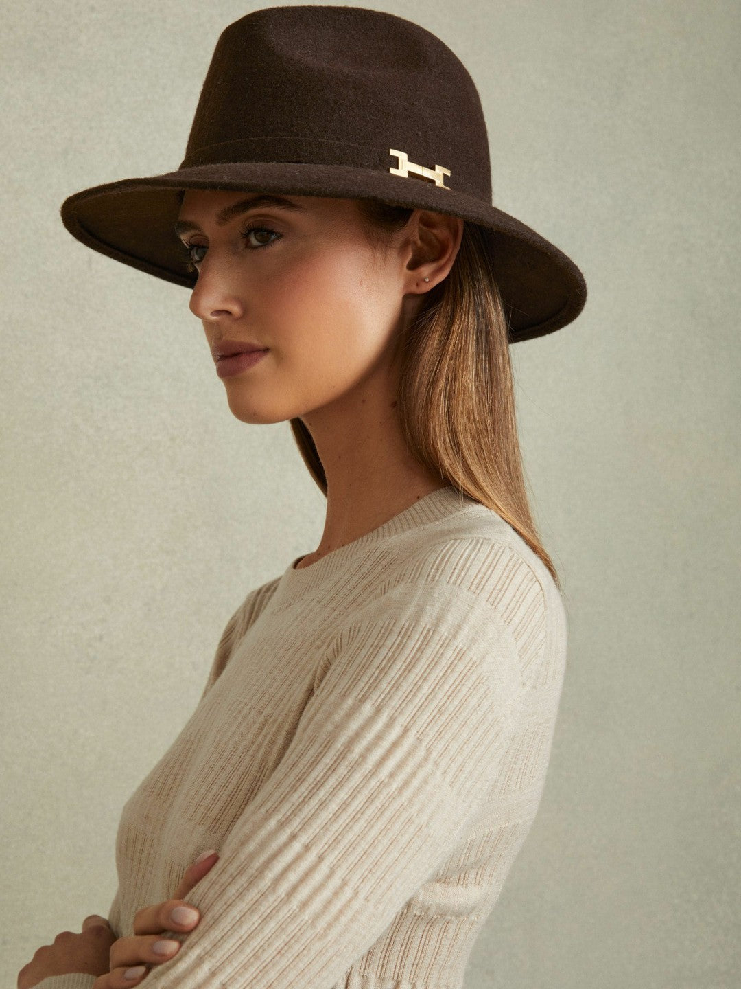 Wool Fedora Chocolate | Women