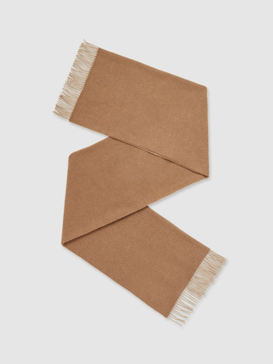 Wool-Cashmere Scarf Biscuit | Women