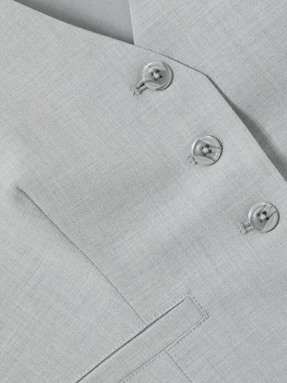 Good American Sharkskin Suit Waistcoat Heather Grey | Women