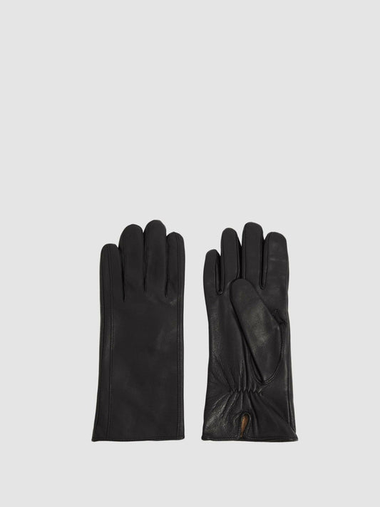 Leather Gloves Black | Women