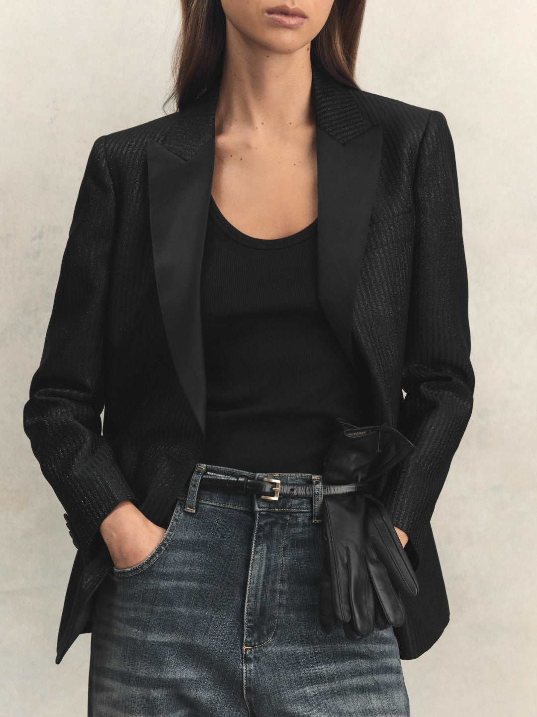 Leather Gloves Black | Women