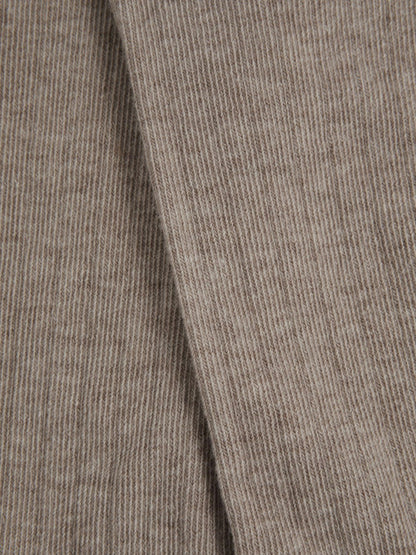 Cotton Blend Ribbed Loafer Socks Neutral | Women