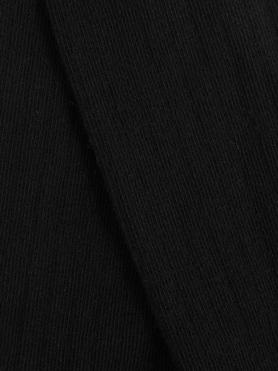 Cotton Blend Ribbed Loafer Socks Black | Women