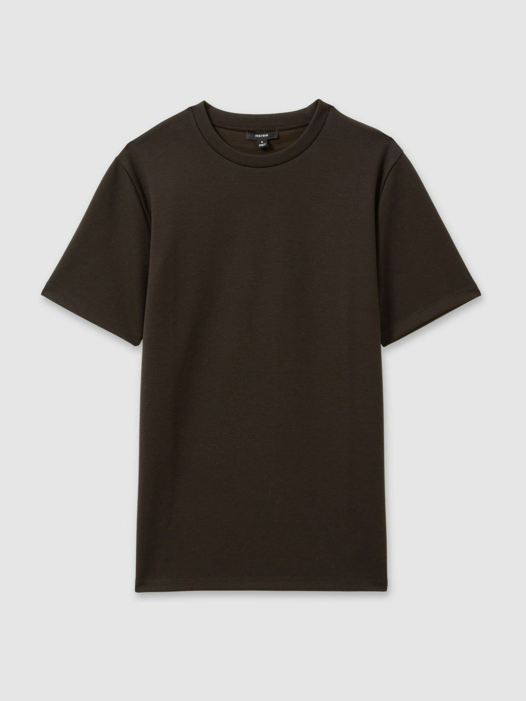 Interlock Jersey Crew Neck T-Shirt Chocolate Brown | Men