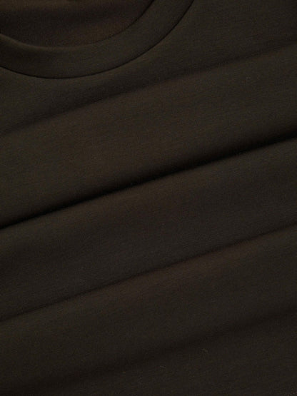 Interlock Jersey Crew Neck T-Shirt Chocolate Brown | Men