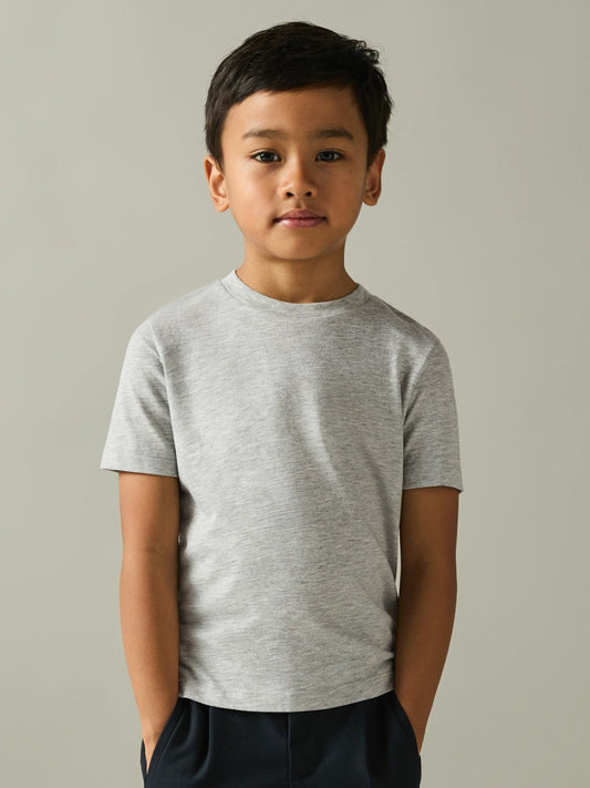 9-13 yrs Crew Neck T-Shirt Grey | Children & Baby