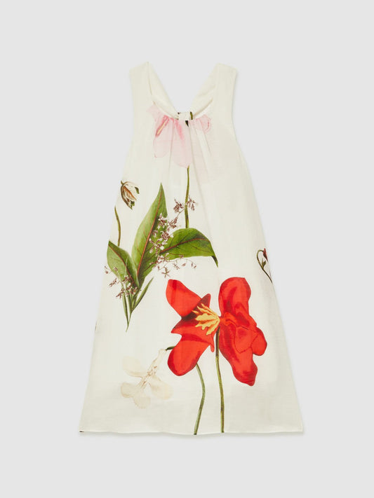9-13 yrs  | NYBG Floral Maxi Dress With Linen Ivory | Children & Baby