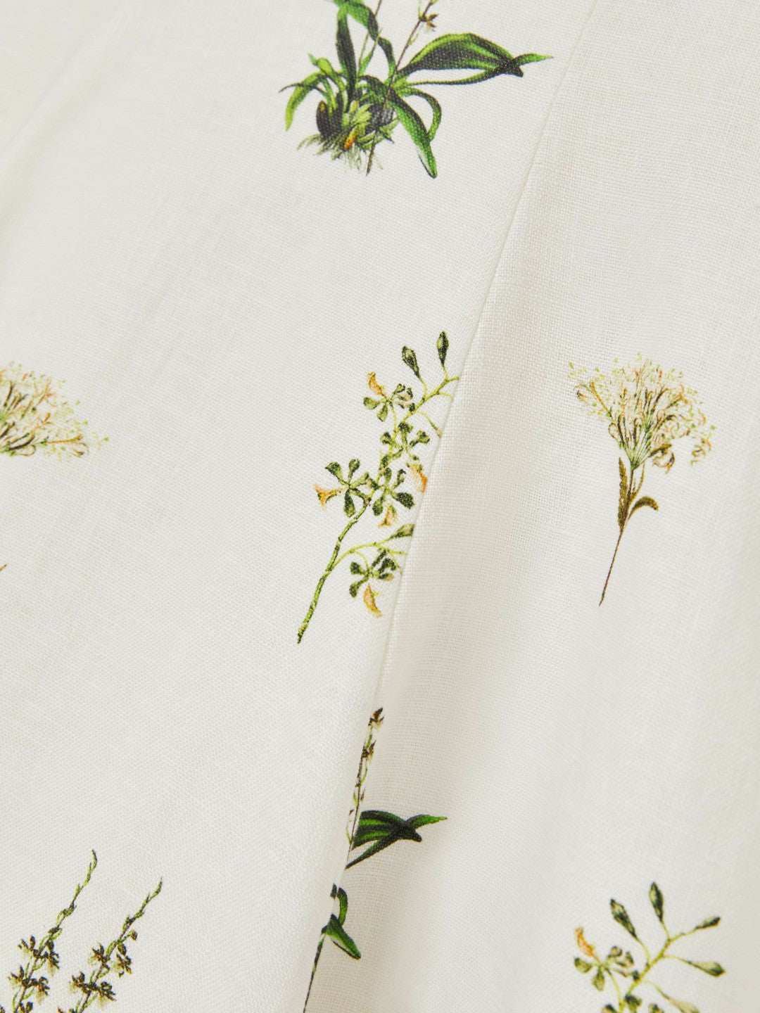 13-14 yrs  | NYBG Linen Floral Flared Dress Ivory | Children & Baby