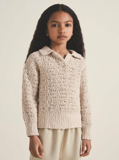 4-9 yrs  | 100 Ciels Bouclé Jumper Neutral | Children & Baby