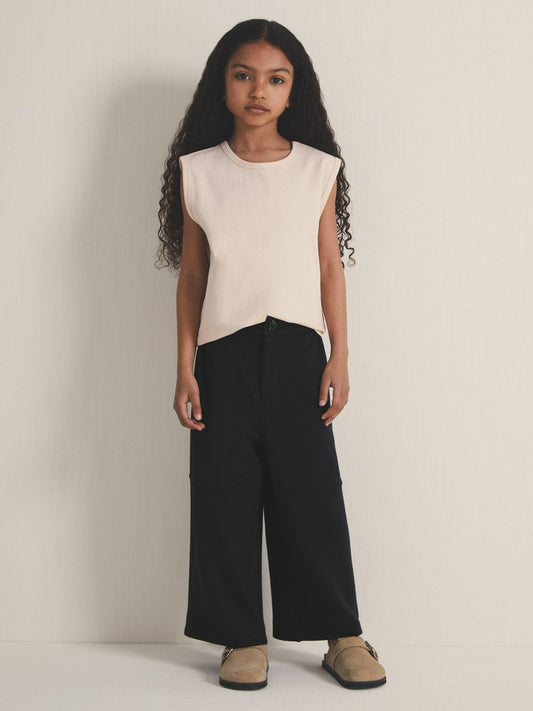 13-14 yrs  | Les 100 Ciels Wide-Leg Joggers Navy | Children & Baby