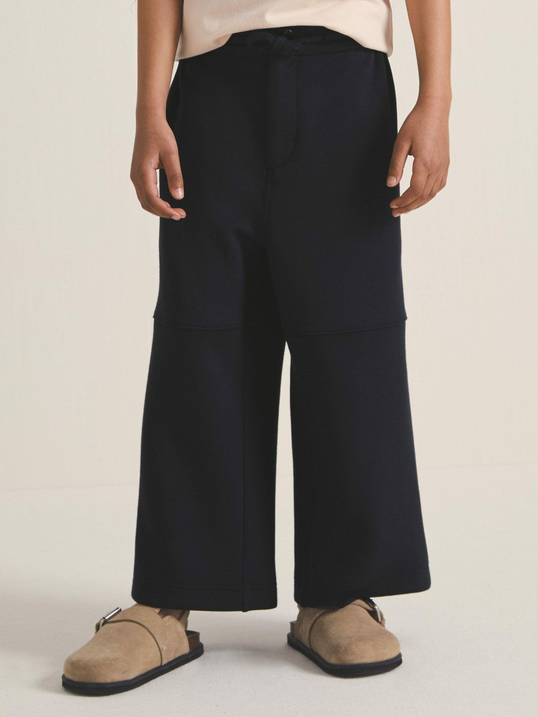 4-9 yrs  | Les 100 Ciels Wide-Leg Joggers Navy | Children & Baby