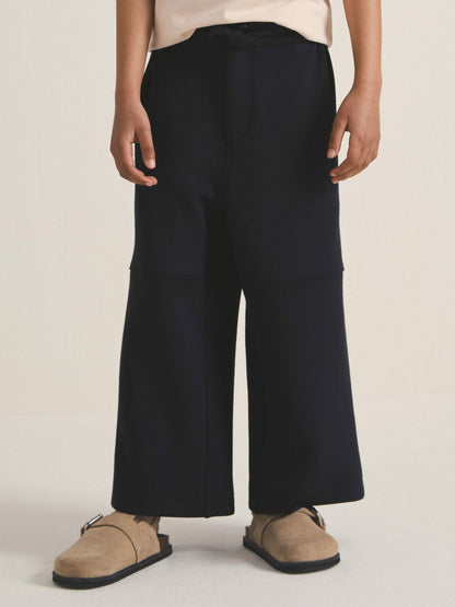 4-9 yrs  | Les 100 Ciels Wide-Leg Joggers Navy | Children & Baby